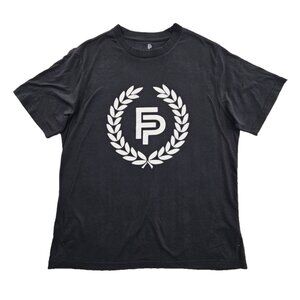 Organic Cotton Tee Shirt Men's XL Large Black Short Sleeve Flint Park  Logo NEW